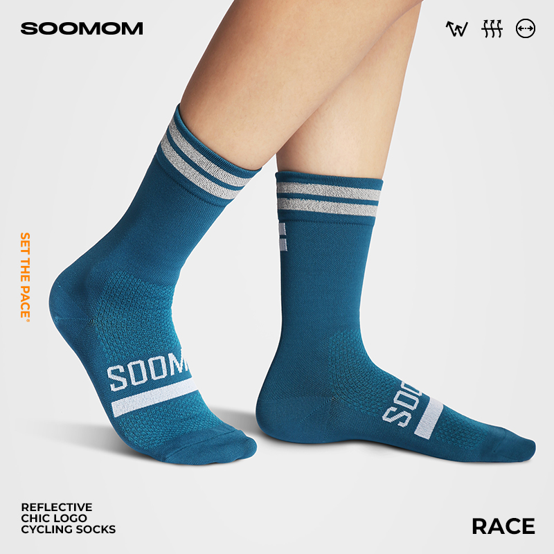 SOOMOM | RACE 公路车骑行袜自行车机能骑行袜