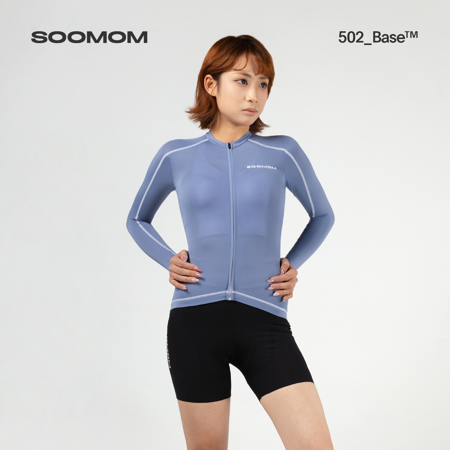 SOOMOM | BASE 女士公路车 骑行服女款长袖 上衣轻量透气速干春夏