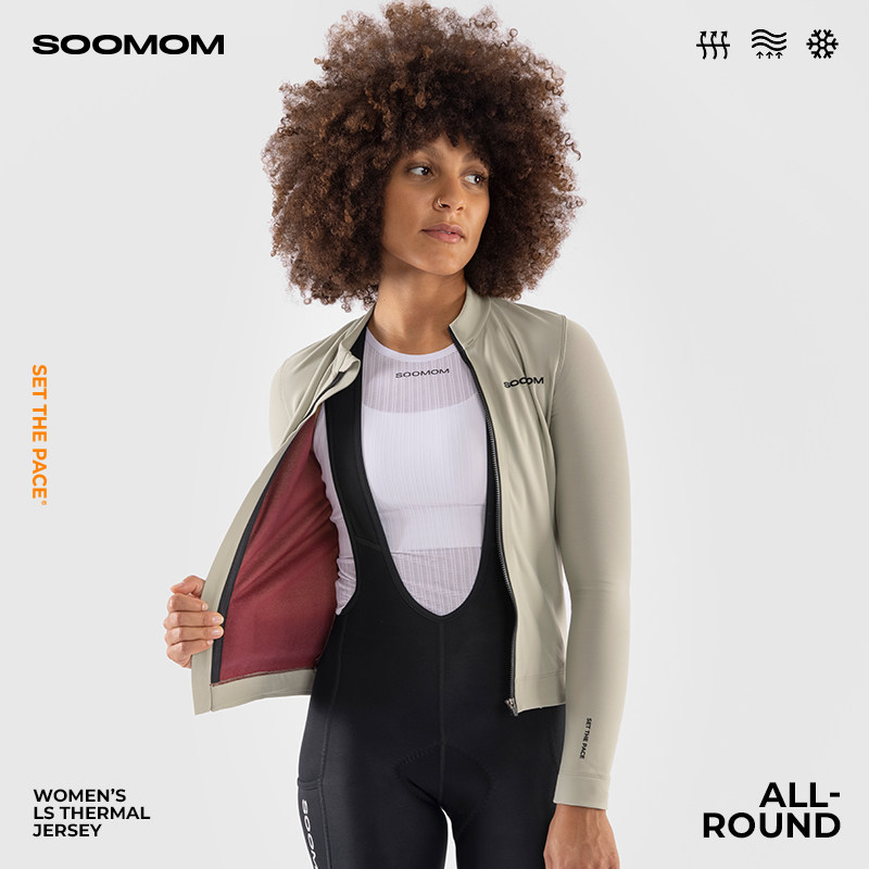 SOOMOM公路车抓绒骑行长袖