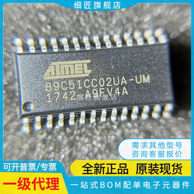 AT89C51CC02UA-SISUM PLCC-28 UM SISIM TISUM RATUM CA