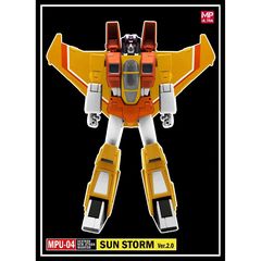 MPU04 太阳风 mpu-04 MP52 飞机小队2.0版本 MP 变形玩具模型