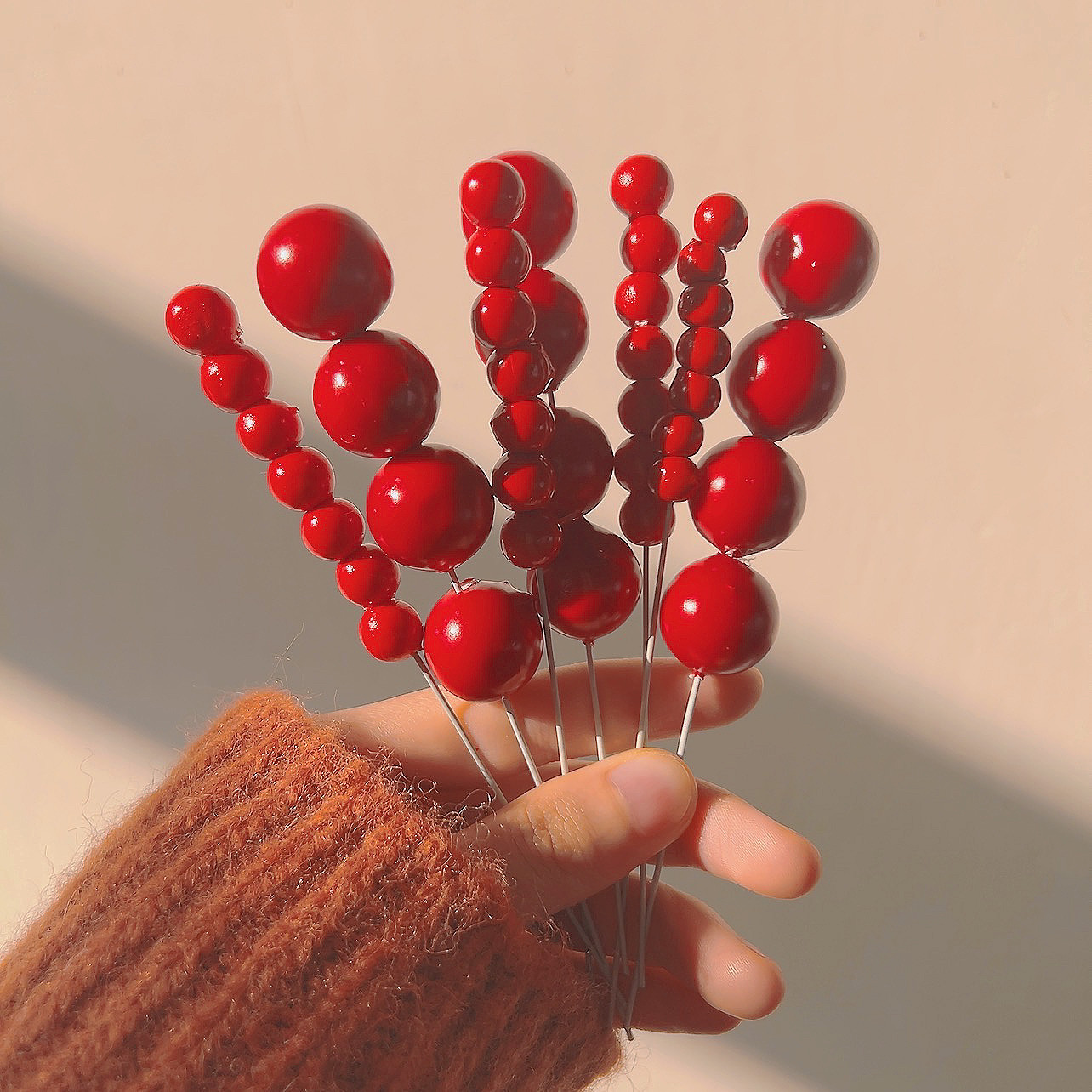 冰糖葫芦蛋糕装饰插件 新年中国风国潮宝宝生日蛋糕装饰DIY插牌