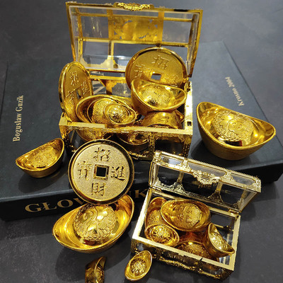 元宝铜钱金币蛋糕装饰