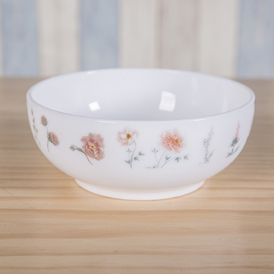 白玉盘碗易清洁永不褪色