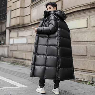 7D超轻加厚到脚踝鹅绒服