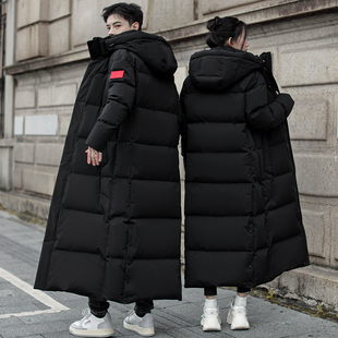 羽绒服长款到脚踝2025冬新款加厚防风保暖极寒大码青少年鹅绒服男