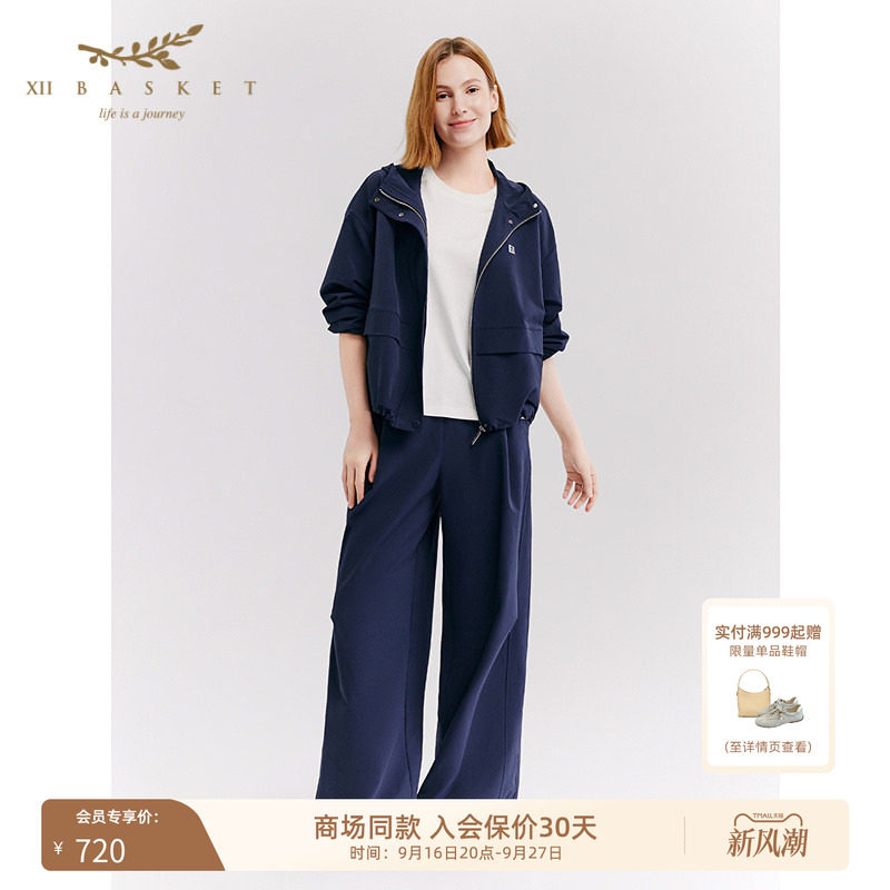 十二篮建筑感工装裤阔腿裤