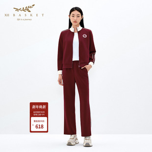 舒适运动休闲宽松直筒安可拉女裤 时尚 潮流舒适女 季 十二篮专选秋款