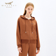 宽松舒适长绒棉卫衣外套宽松舒适女 秋款 XII BASKET十二篮商场同款
