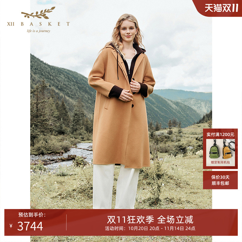 十二篮保暖时尚百搭绵羊毛大衣女