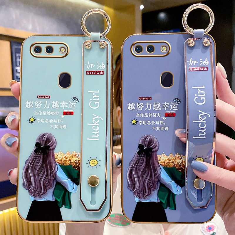 OPPOR11s硅胶壳卡通腕带