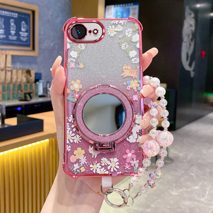 适用于苹果17e手机壳iPhone16e保护套镜头全包防摔软硅胶苹果16E女生时尚卡通iphone17e高级感超薄带支架新款