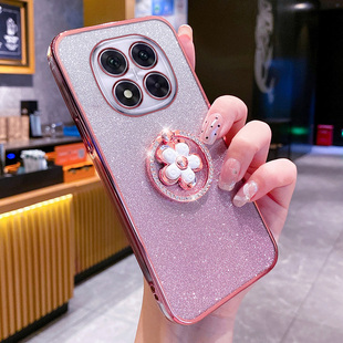 适用红米Note15Pro手机壳小米Note15por十保护套Redmi女生潮15note全包防摔5G透明带支架挂绳+超薄软外壳新款