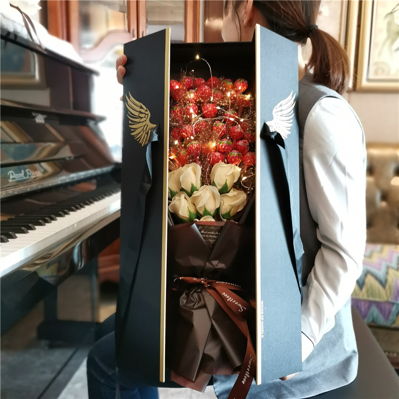 生日礼物送女友闺蜜DIY真知棒棒棒糖花束礼盒儿童节礼物零食花束