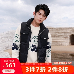 【专柜同款】FN自然感觉轻薄羽绒服马甲鸭绒保暖短款马甲背心9141