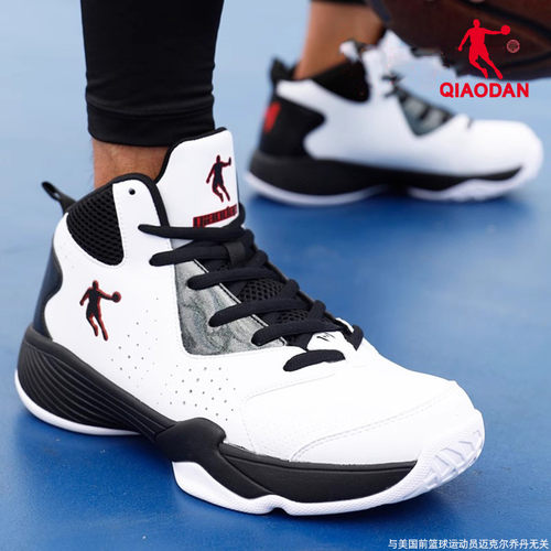 乔丹黑武士篮球鞋耐磨高帮男