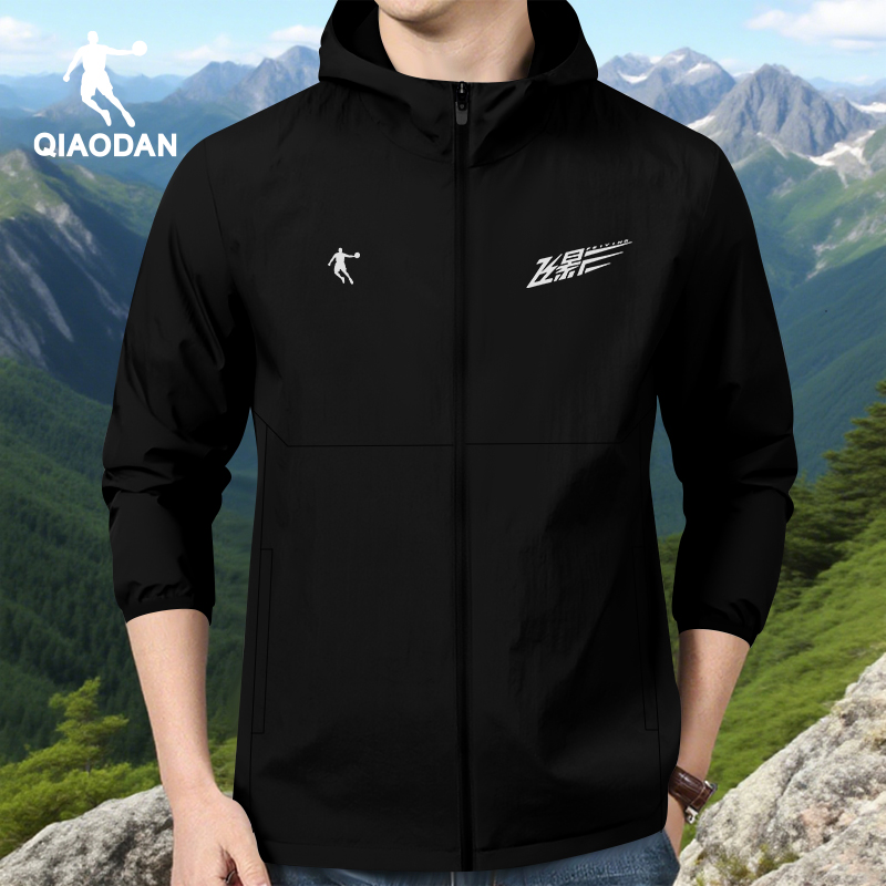 乔丹飞影风衣外套男款跑步运动服