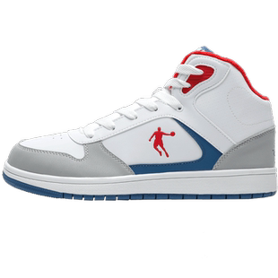 乔丹棉鞋男鞋高帮板鞋加绒2025冬季官方旗舰防寒保暖鞋男士运动鞋