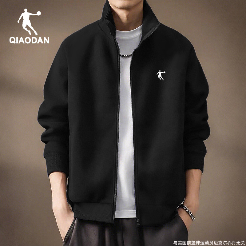 乔丹外套男无帽立领开衫