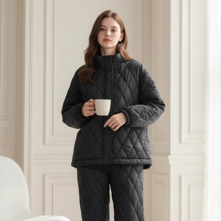 芬腾专柜女冬季三层加绒加厚夹棉加厚保暖显瘦拉链可外穿家居服套,女士内衣/男士内衣/家居服,睡衣/家居服套装,淘宝优惠券,粉丝福利购,淘宝优惠卷