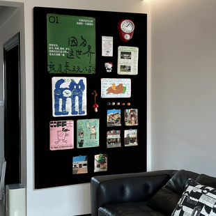 可移除毛毡板墙贴照片墙墙面装饰背景板相框展示墙软木墙板留言板