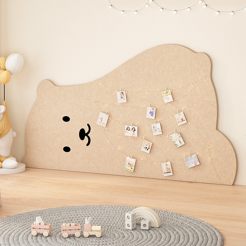 桌面毛毡墙贴儿童房墙面布置防撞护墙板免打孔立体遮丑墙围幼儿园,家居饰品,软装墙贴,淘宝优惠券,粉丝福利购,淘宝优惠卷