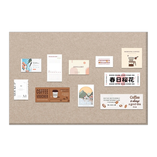 羊毛毡板墙贴照片墙留言软木板展示板卧室玄关背景墙面装饰画挂墙