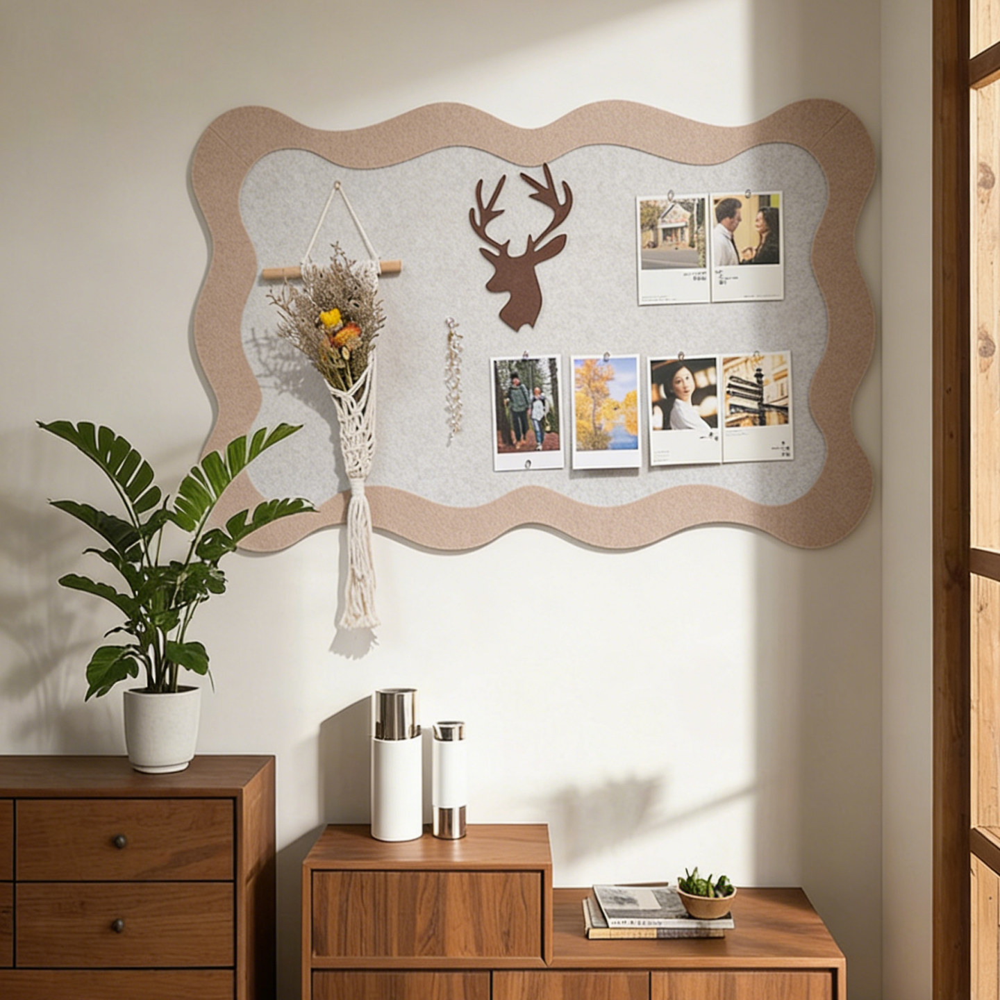 免打孔照片墙氛围感组合相框毛毡板墙贴挂绳房间背景墙面创意装饰,家居饰品,照片墙,淘宝优惠券,粉丝福利购,淘宝优惠卷