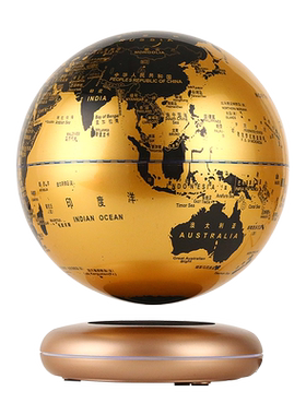 磁悬浮地球仪发光自转装饰摆件