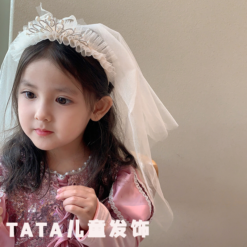 儿童皇冠蝴蝶结不勒头发箍