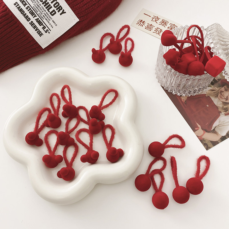 红色头绳新年发饰弹性好不伤发过年头饰儿童皮筋女童宝宝小号发绳,童装/婴儿装/亲子装,发饰,淘宝优惠券,粉丝福利购,淘宝优惠卷