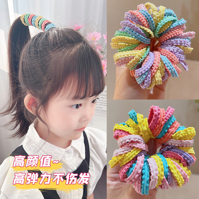 彩色花边发绳不伤发高弹力