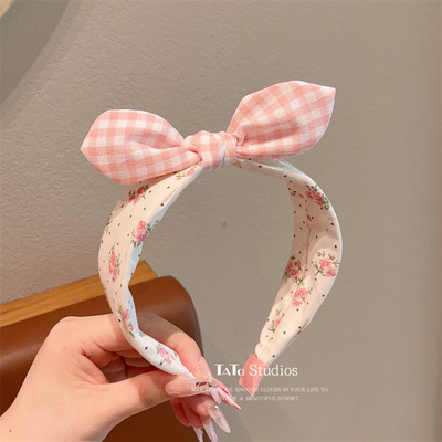 女孩儿童宽边不勒头发箍甜美百搭碎花头箍发饰小朋友学生发卡头饰