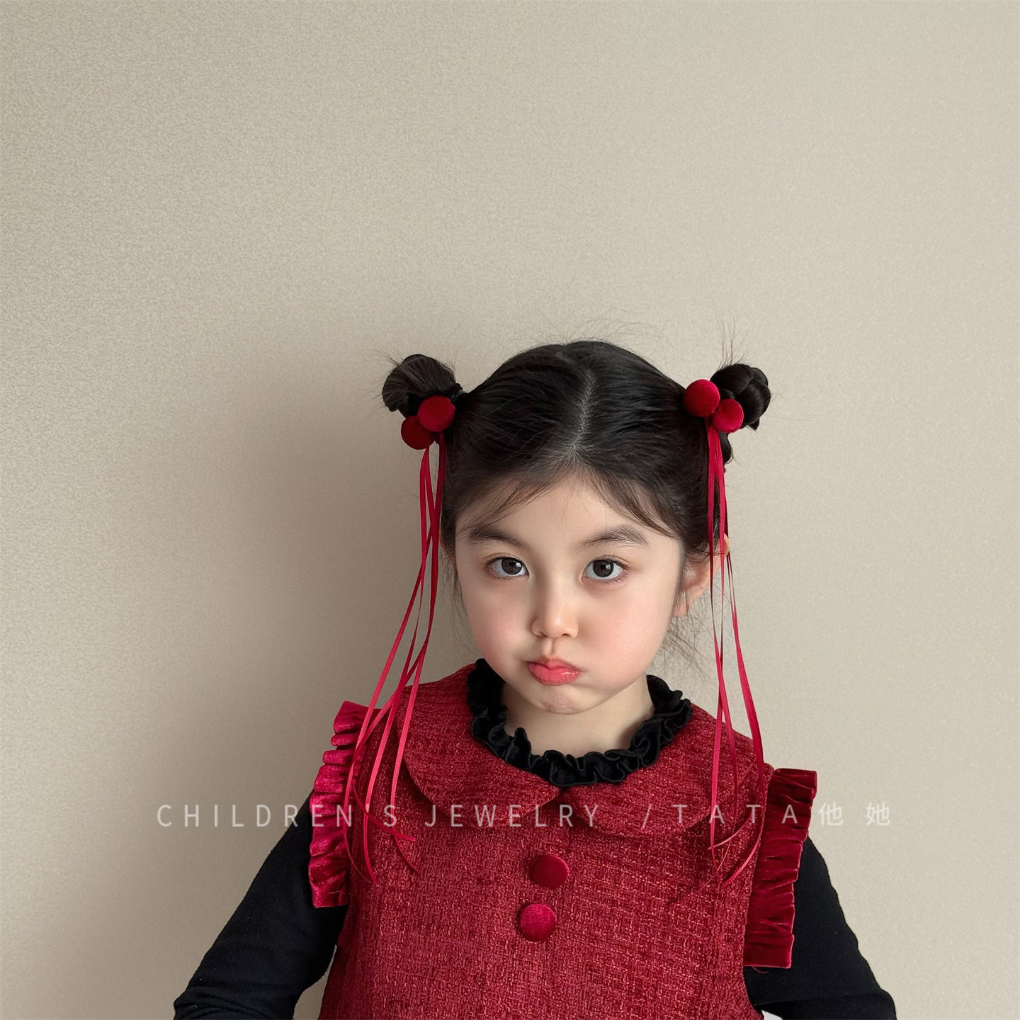 新年宝宝古风流苏球球长飘带头绳发夹儿童发圈小女孩蛇年新款发饰,童装/婴儿装/亲子装,发饰,淘宝优惠券,粉丝福利购,淘宝优惠卷