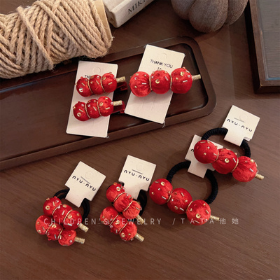 新年中国风糖葫芦可爱发圈