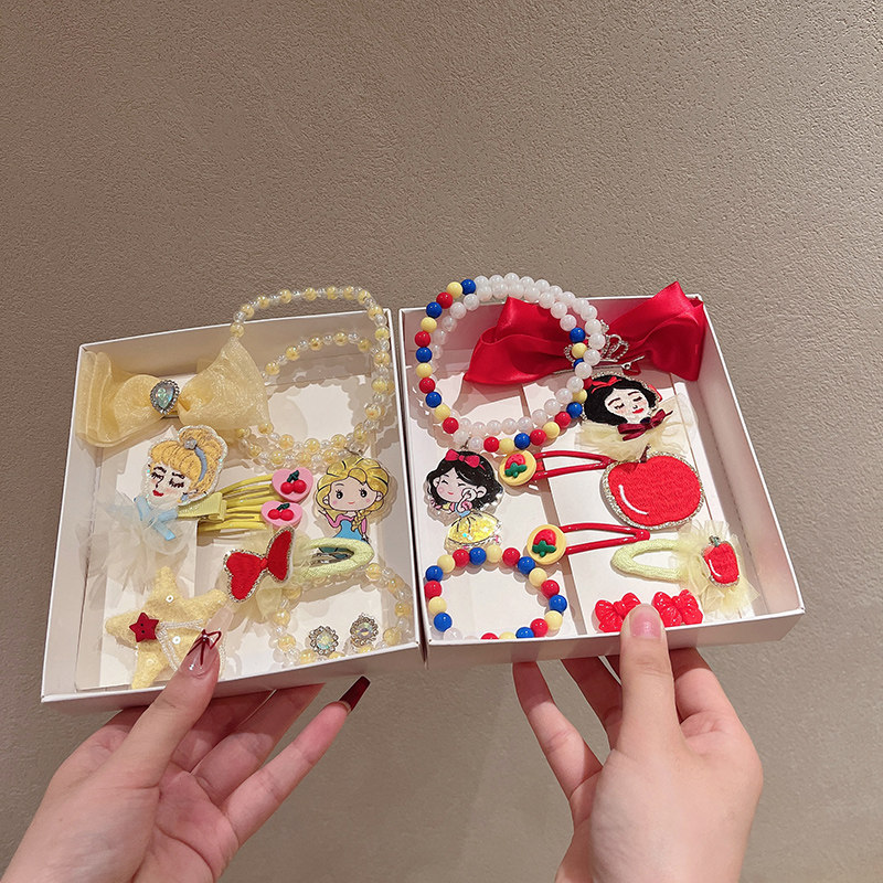 儿童发饰礼盒套装可爱公主发夹皮筋头饰送女孩子生日礼物女童发饰,童装/婴儿装/亲子装,发饰,淘宝优惠券,粉丝福利购,淘宝优惠卷