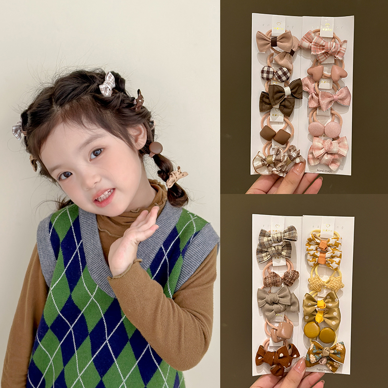 儿童不伤发高弹力蝴蝶结发绳