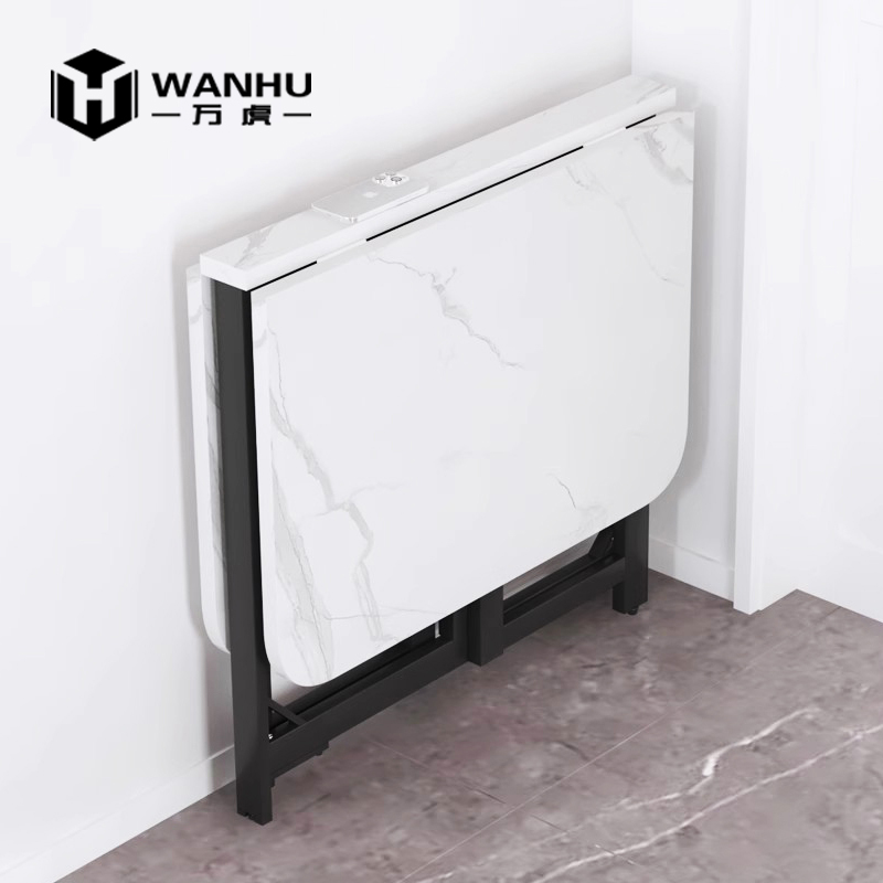 万虎折叠餐桌家用小户型