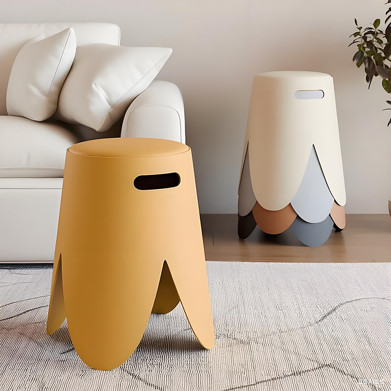 小凳子家用可叠放客厅塑料矮凳结实耐用圆凳沙发坐凳备用餐桌板凳,住宅家具,矮凳,淘宝优惠券,粉丝福利购,淘宝优惠卷