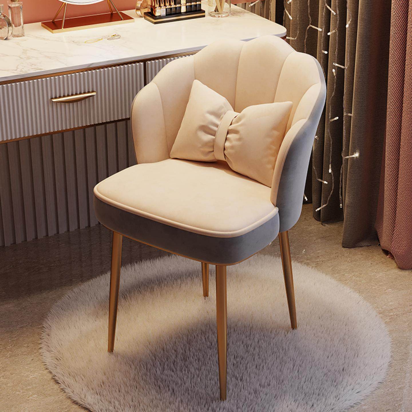 化妆凳子家用房间梳妆台专用椅化妆椅子女生卧室靠背椅美甲花瓣椅,住宅家具,电脑椅,淘宝优惠券,粉丝福利购,淘宝优惠卷