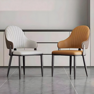 餐椅家用客厅餐桌椅子北欧饭厅靠背凳子酒店商用洽谈椅茶桌主人椅