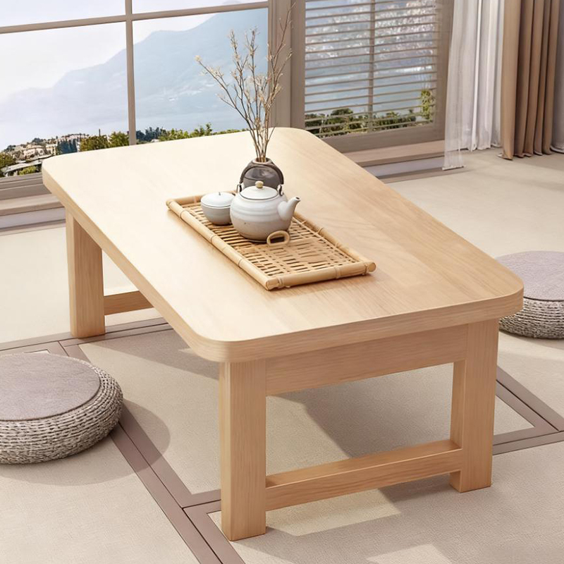 折叠桌便携实木餐桌榻榻米炕桌