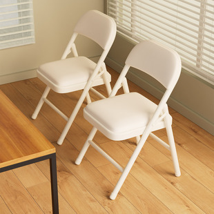折叠椅子女生卧室家用凳子靠背舒服久坐出租房宿舍学生办公电脑椅