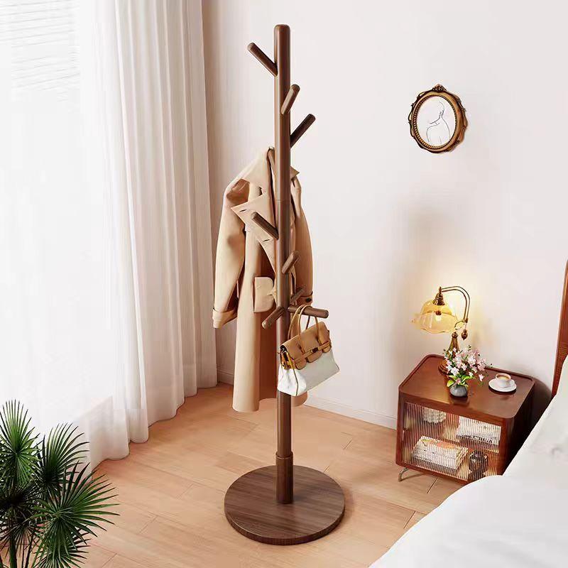 实木挂衣架落地卧室家用衣帽架子