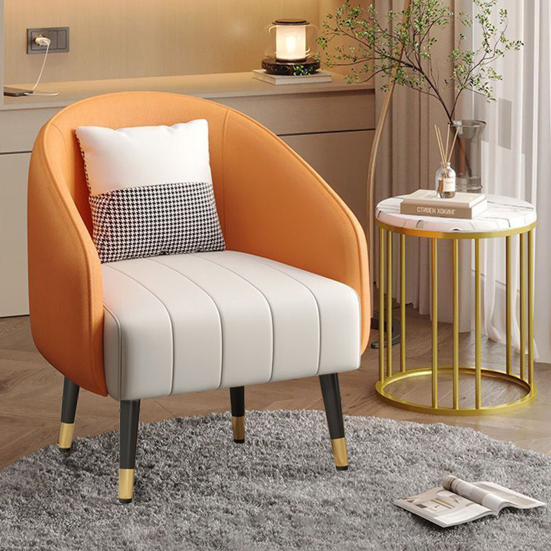 单人懒人沙发椅小户型客厅阳台休闲靠背椅酒店售楼处接待洽谈椅子