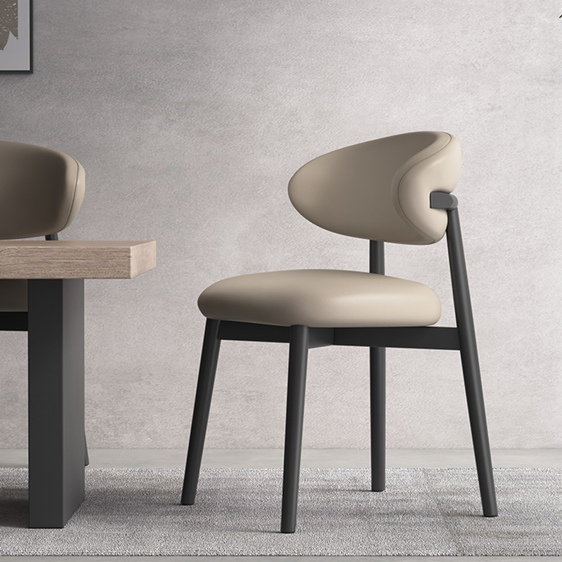 餐椅家用靠背酒店商用餐饮洽谈咖啡凳子极简书桌椅客厅茶桌主人椅