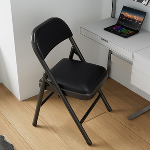 电脑椅子家用简易凳子舒服久坐靠背宿舍大学生书桌椅折叠办公座椅