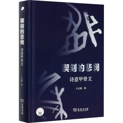 锲刻的悲悯 诗意甲骨文 王正明 著 艺术理论（新）社科 新华书店正版图书籍 商务印书馆