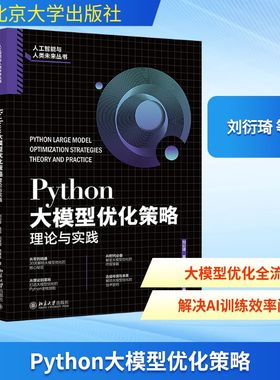 Python大模型优化策略 理论与实践 刘衍琦 等 著 著 计算机控制仿真与人工智能专业科技 新华书店正版图书籍 北京大学出版社