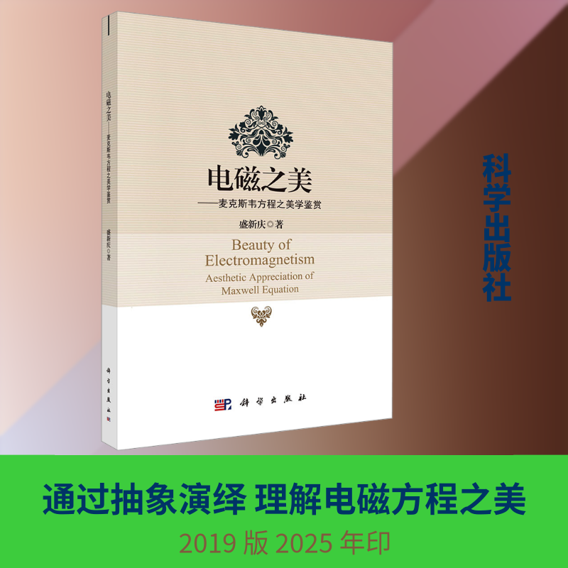 电磁之美——麦克斯韦方程之美学鉴赏 盛新庆 著 著 物理学专业科技 新华书店正版图书籍 科学出版社